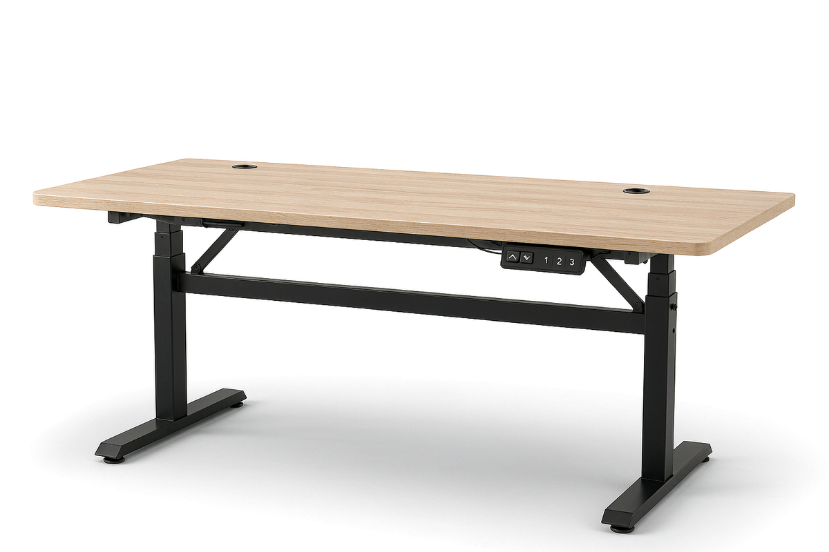 LinkDocs Commercial Height-Adjustable Desk – 72" x 30"