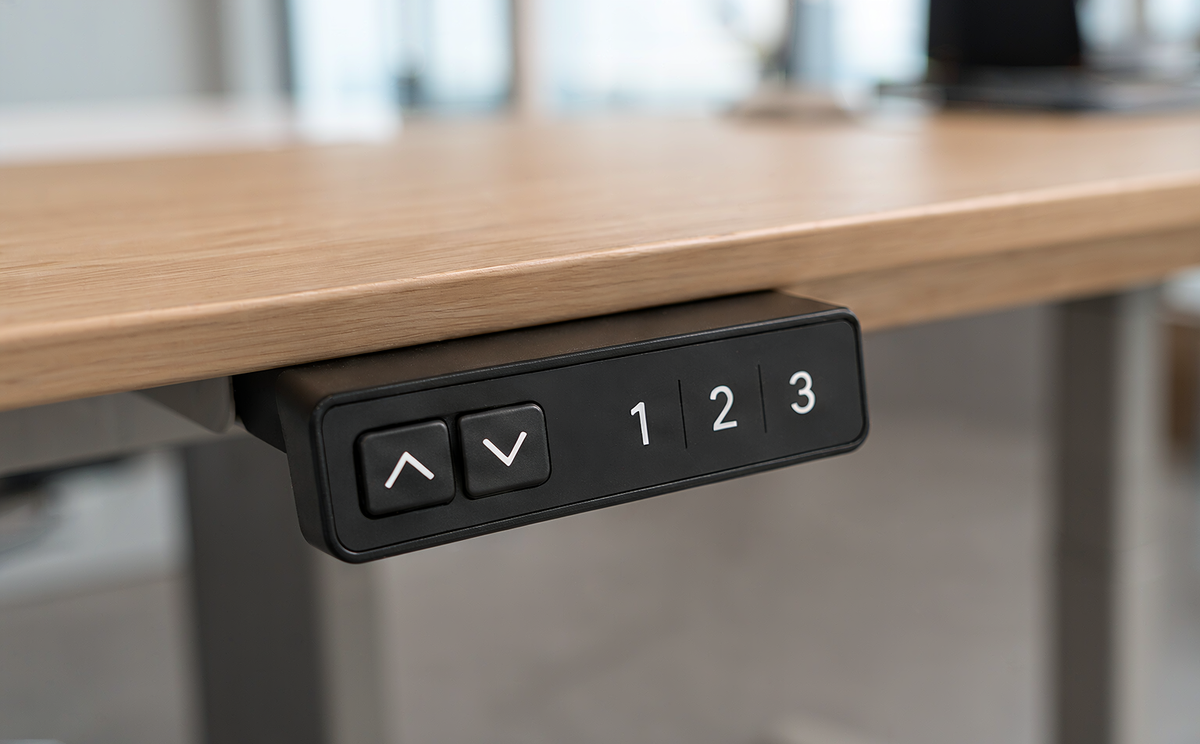 LinkDocs Commercial Height-Adjustable Desk – 72" x 30"